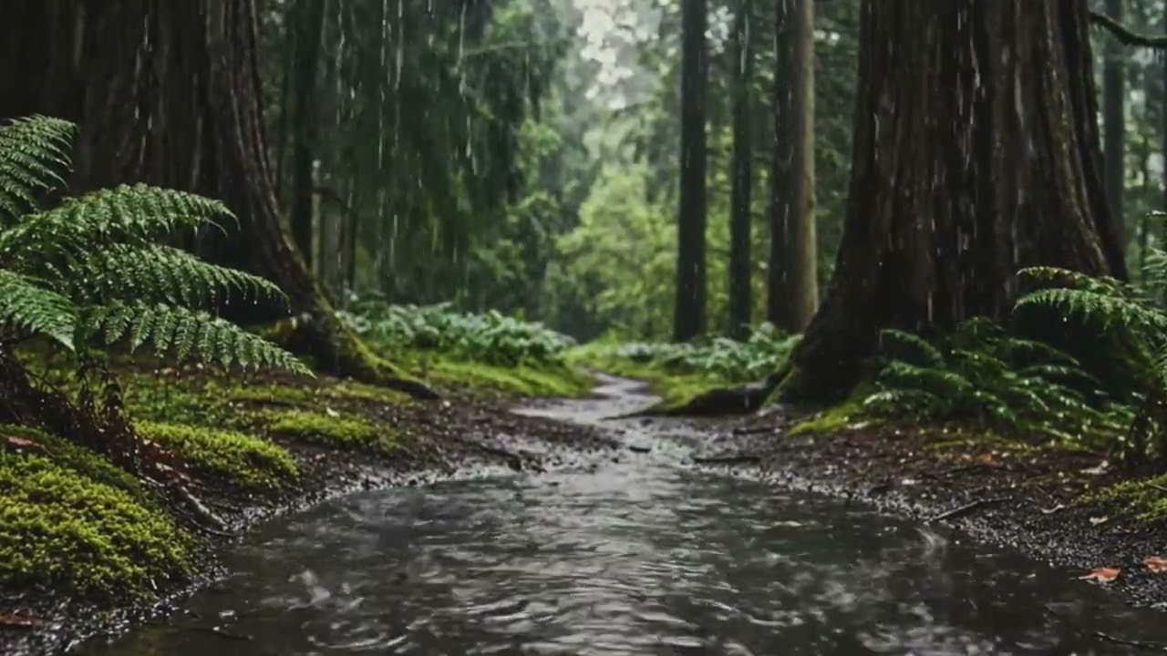 Rainy Forest: Letting Go of the Day💤🌳🌧️💤
