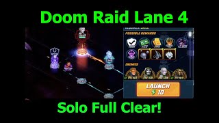 MSF- Doom Raid Lane 4 Solo Full Clear