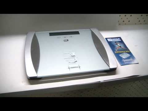 Весы бытовые с анализатором жира "Здоровье EF 913"