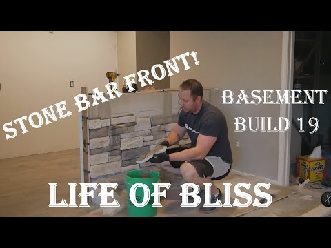 stone-veneer-bar-|-painting-walls-|-basement-build-19