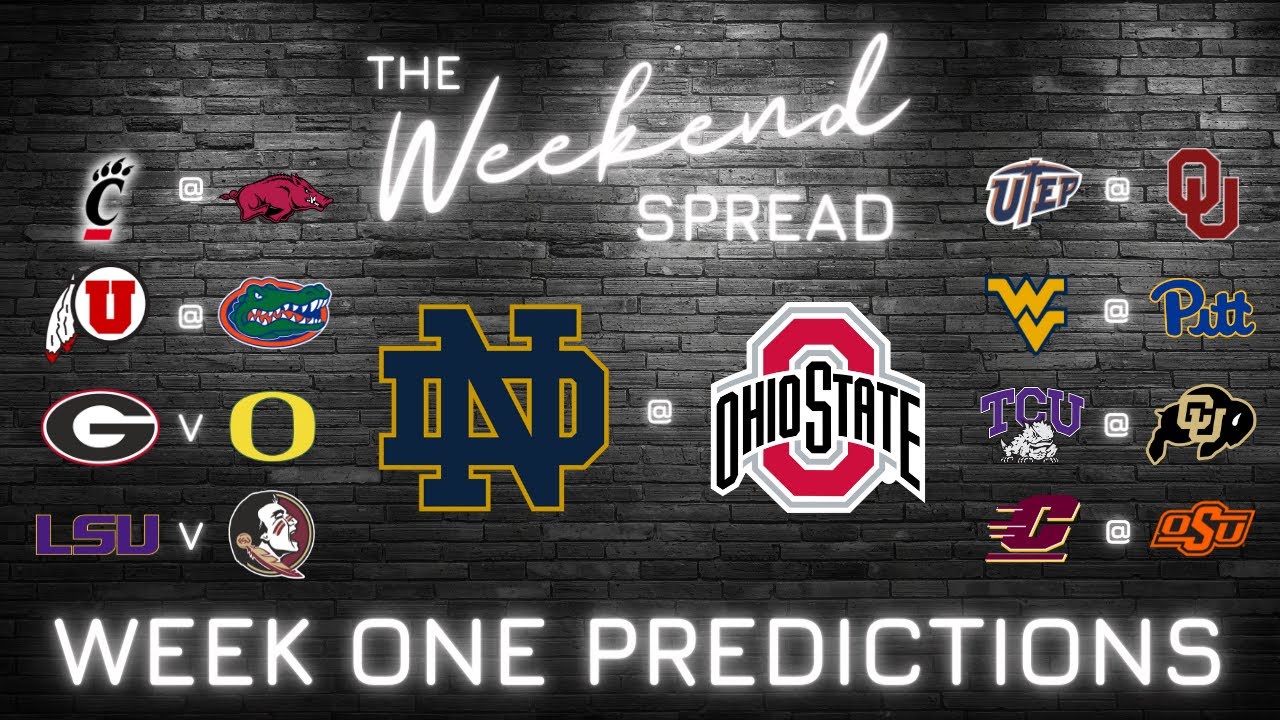 Ncaa Football Week 1 2024