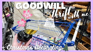 FRESH CARTS at Goodwill | Thrift With Me & Christmas Decorating | Reselling