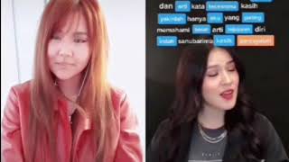Bahasa kalbu popcorn duet with Raisa.