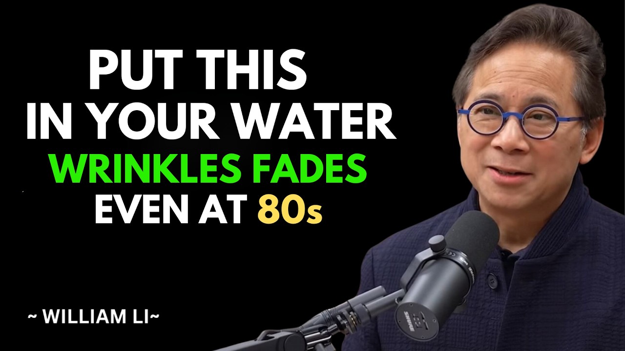 STOP Drinking Plain Water! Add THIS to Boost Collagen, Firm Skin & Smooth Wrinkles   Dr  William Li