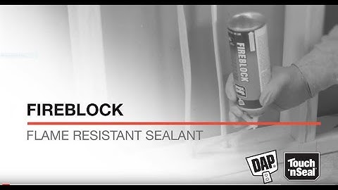 DAP Fireblock Flame Resistant Foam Sealant