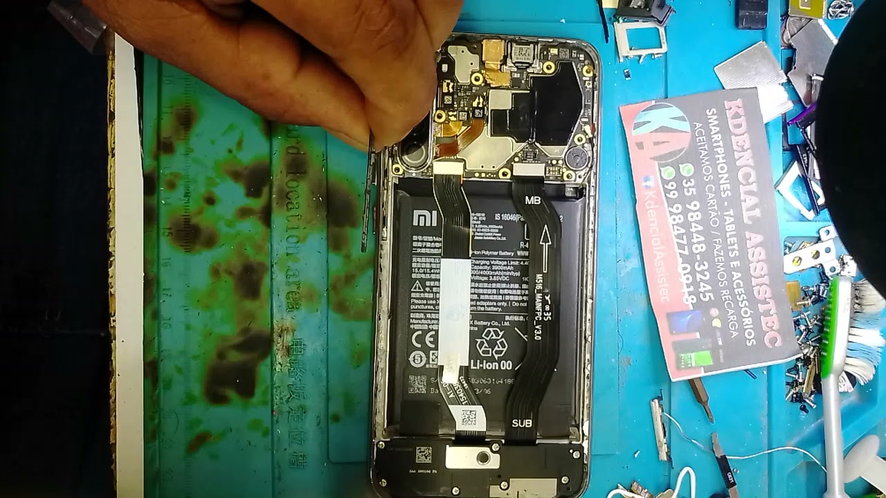Troca do botão Power Xiaomi Redmi Not 8