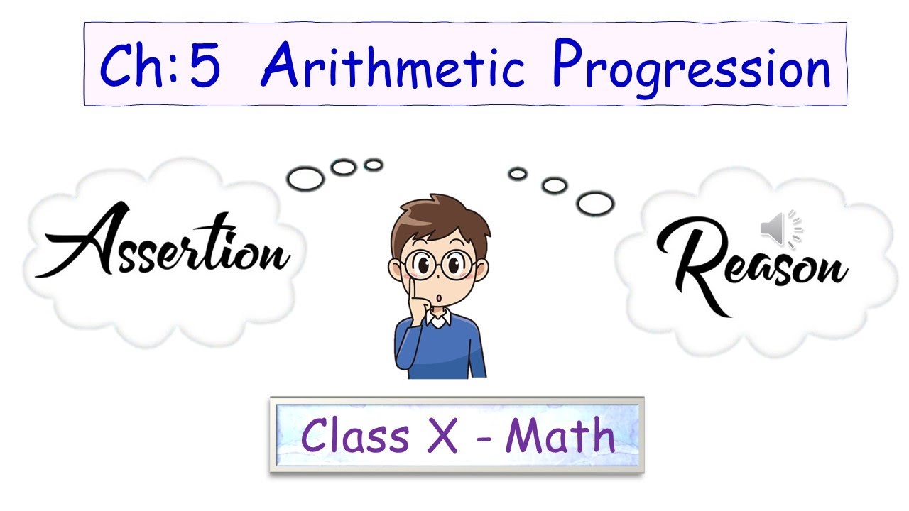 5.1 Ch:5 AP . . . Assertion and Reason (X - Math) - YouTube