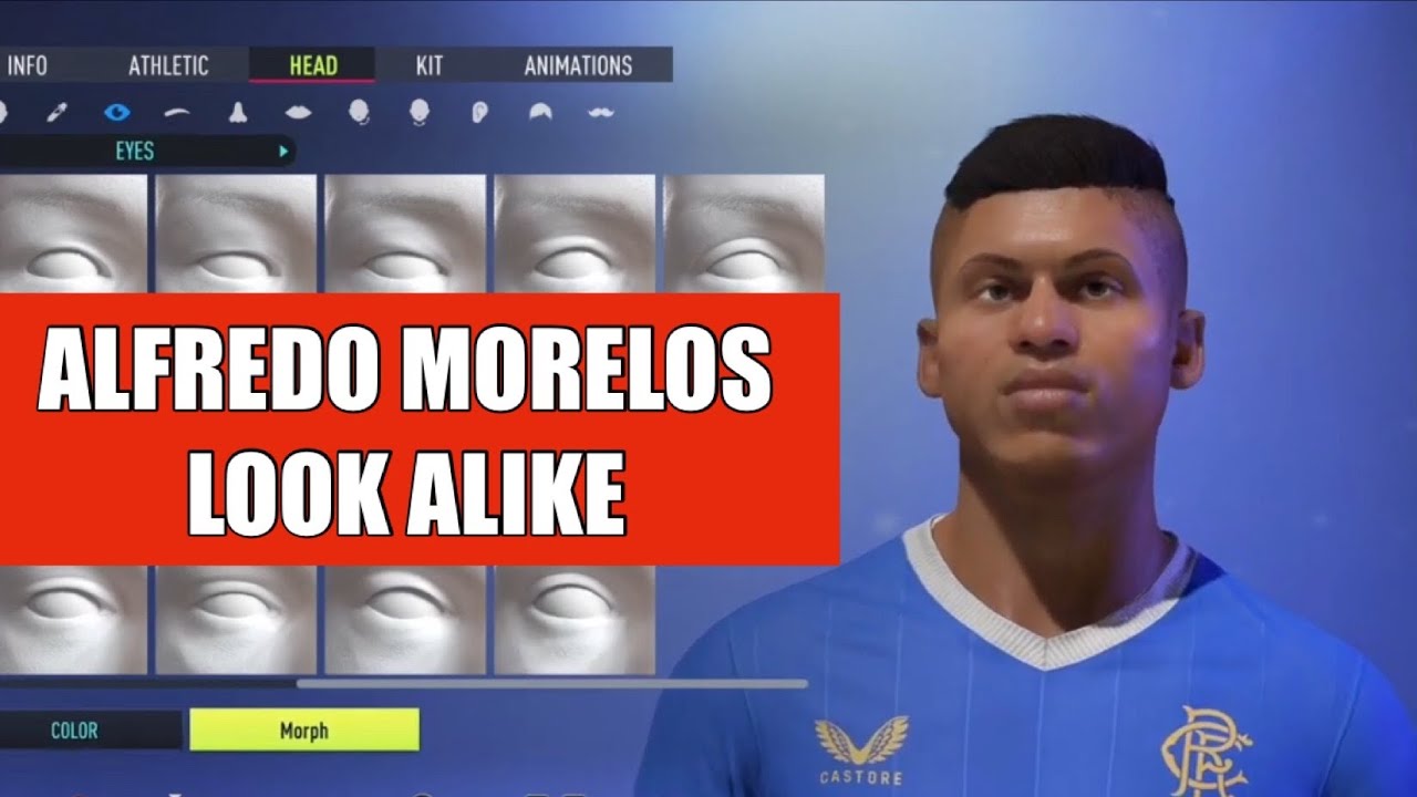 ALFREDO MORELOS FIFA 22 PRO CLUBS LOOK ALIKE YouTube