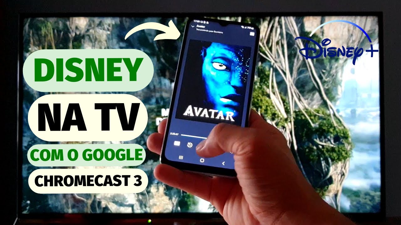 (GOOGLE CHROMECAST 3) COMO TRANSMITIR A TELA DO DISNEY PLUS NA TV OU
