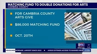 Arts Give to offer $86K match fund for Cambria County organizations