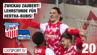 Zwickau zaubert! Spielzug der Saison: FSV Zwickau - Hertha BSC II | Regionalliga Nordost