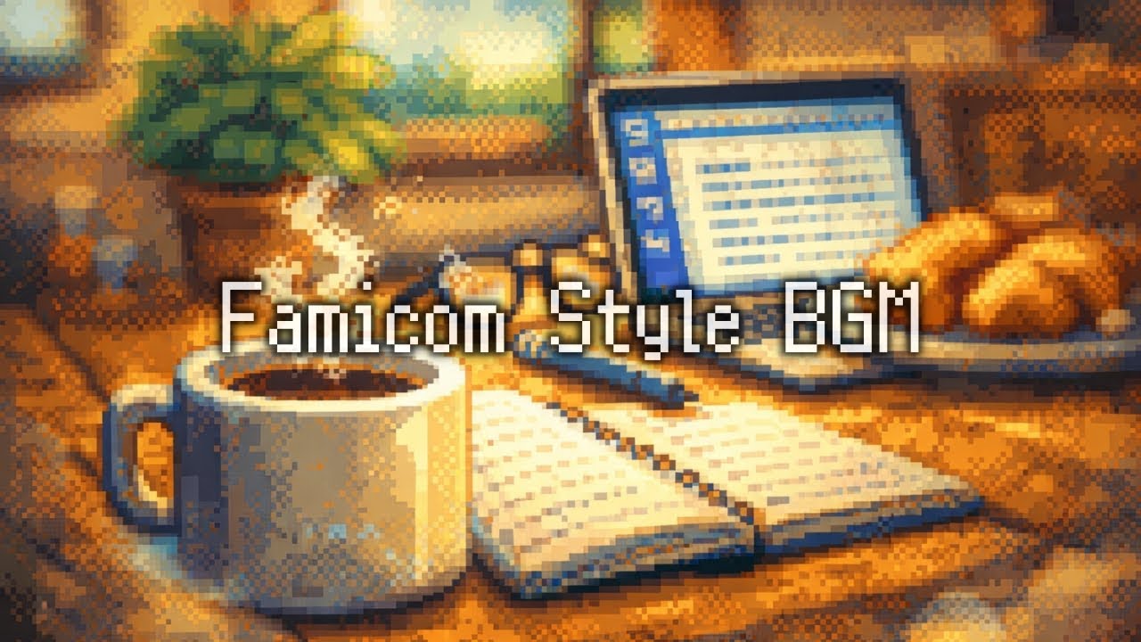 【作業用BGM】土曜のコーヒータイム｜ゆったり8bitチップチューン。Saturday Coffee Time ☕ | 8-Bit Chiptune BGM
