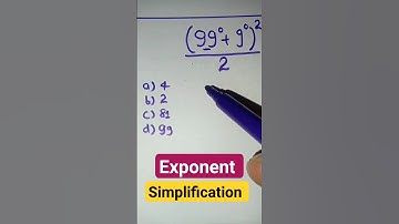 exponent related simplification #exponents #simplification #maths #basicmath #reasoning #mathematics