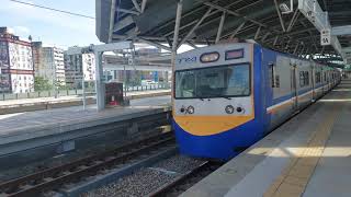 2133次EMU700型電聯車基隆發車經由山線開往嘉義,，台中車站第三月台開車