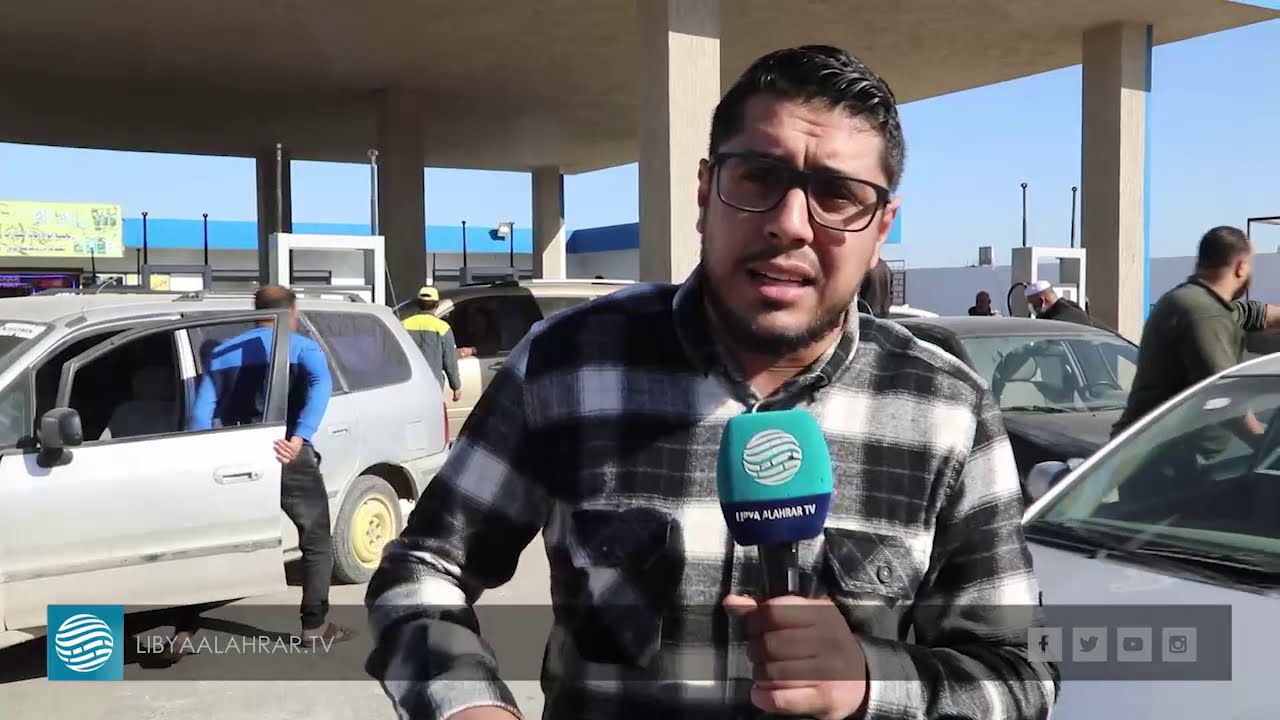 محطات الوقود في طرابلس تشهد ازدحاما منذ عدة أيام