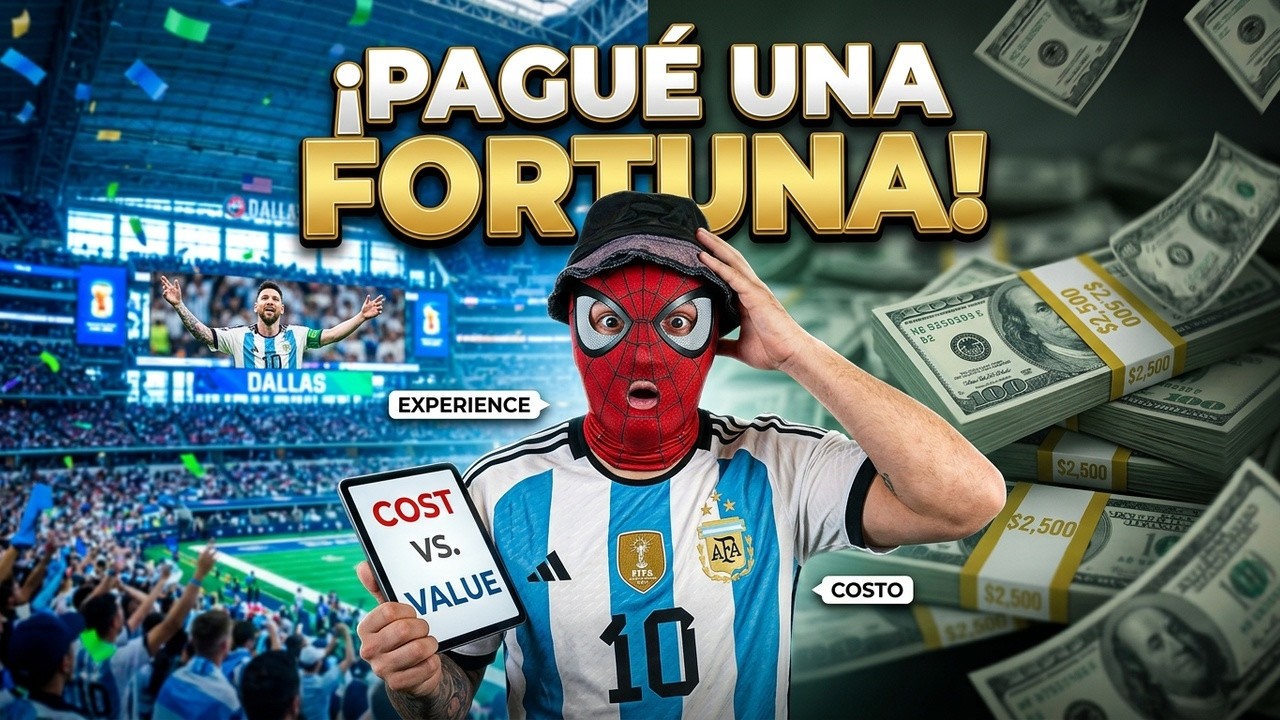 ¿Valió la pena? Esto me costó ver a Messi en Estados Unidos
