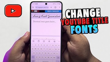 How To Change YouTube Title Fonts (2025)