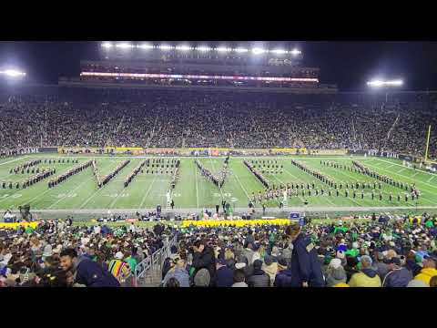 Notre Dame Marching Band Halftime - North Carolina - 10/29/2021