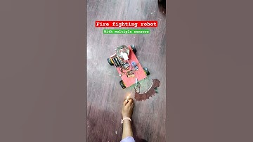 Fire  fighting robot using arduino #viral #shorts