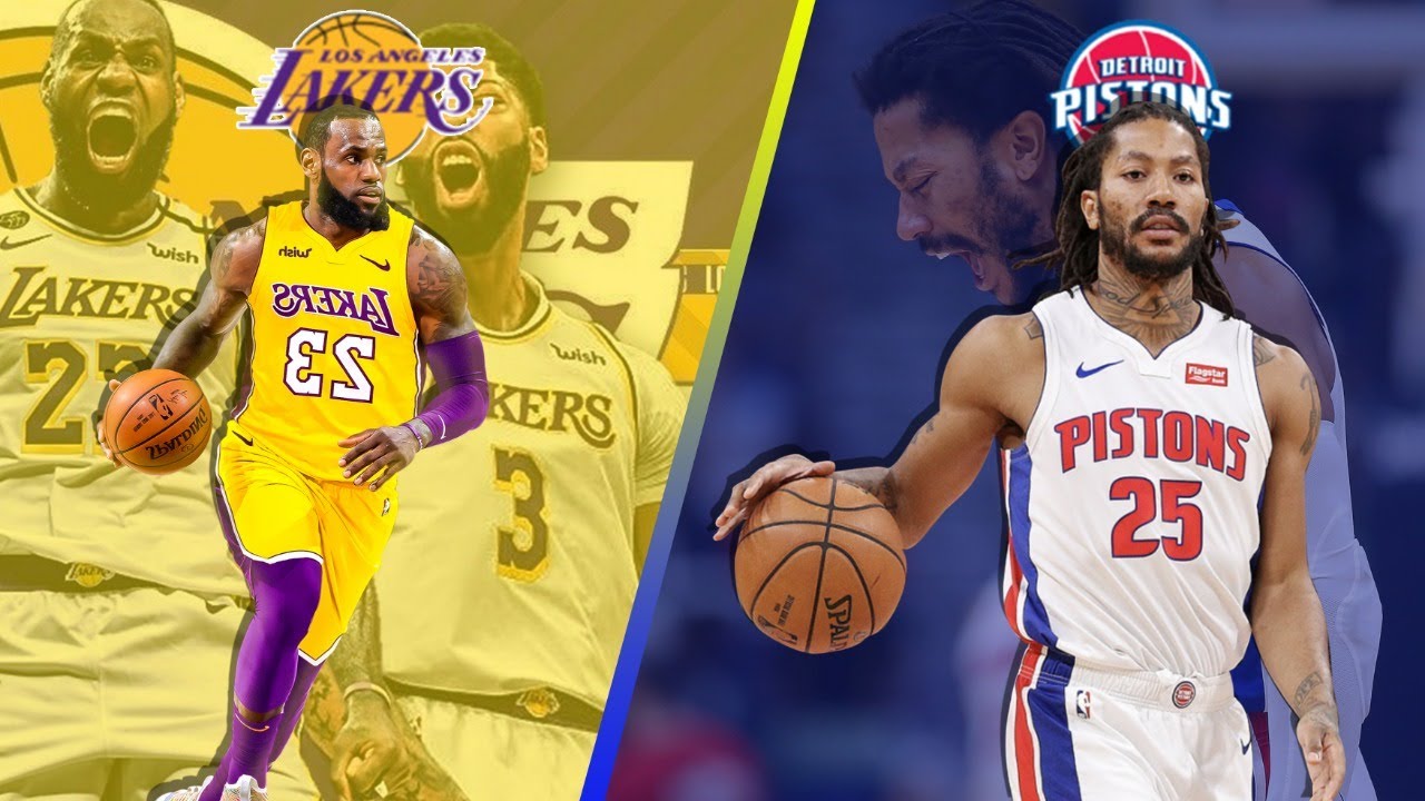 LIVE GAME LA LAKERS VS DETROIT PISTONS SCORE STATS AND PLAY BY PLAY