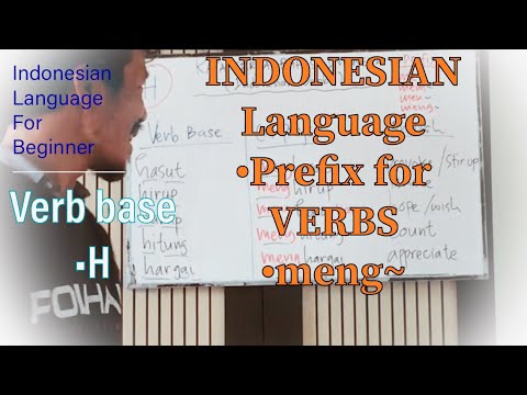 VERBS #indonesianlanguage ~ BAHASA INDONESIA #morphology