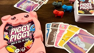 Piggy Piggy Card Game Review: A Very FAMILY FRIENDLY Game!