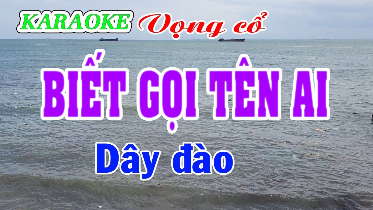 Karaoke _ Biết Gọi Tên Ai _ Dây Đào