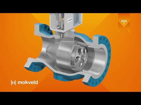 Mokveld - Product animation - Axial control valve