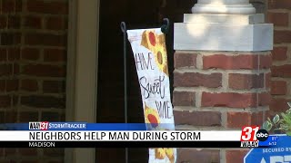 Madison family offers shelter to tornado-stranded neighbor