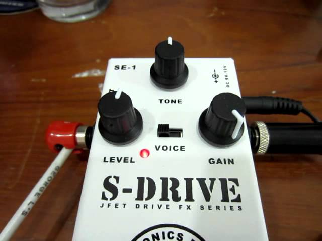 AMT S-DRIVE GUITAR EFFECT PEDAL DEMO REVIEW - YouTube