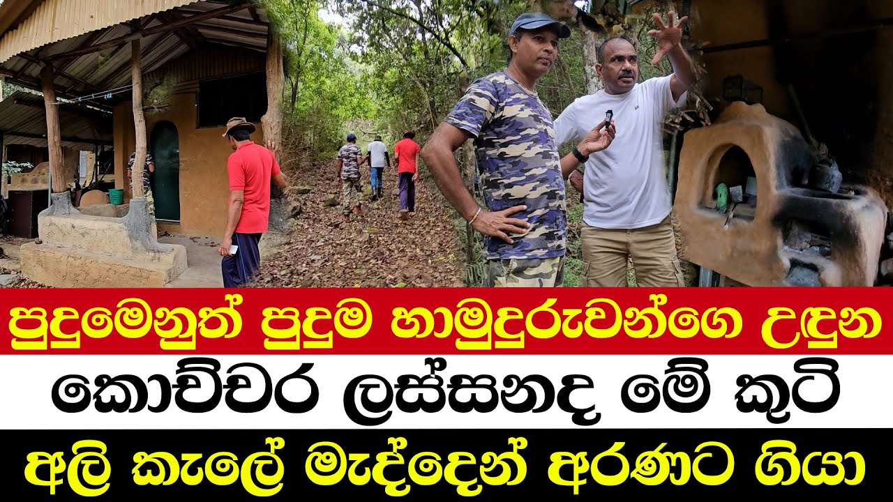 පුදුමෙනුත් පුදුම හාමුදුරුවන්ගෙ උඳුන | අලි කැලේ මැද්දෙන් අරණට ගියා | කොච්චර ලස්සනද මේ කුටි