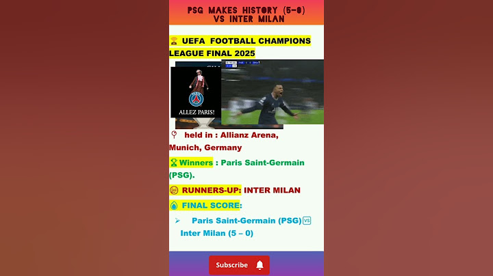 PSG Make History! 🔥 5-0 Win vs Inter Milan|UEFA champion league 2025 Highlights & Hero Moments