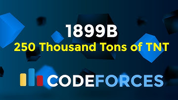1899B | 250 Thousand Tons of TNT | Codeforces Round 909 (Div. 3) | Number Theory | Codeatic