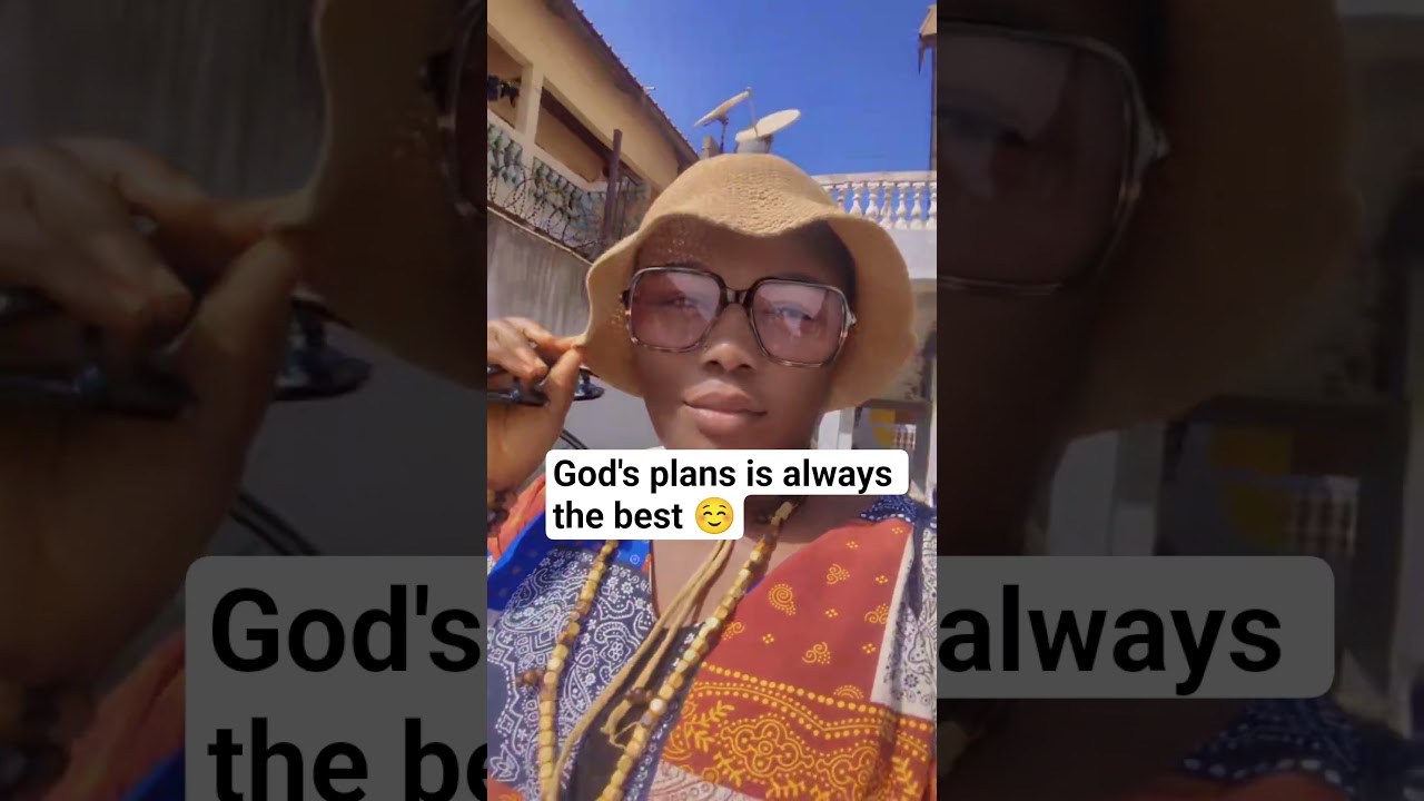 God has a perfect plan for you 