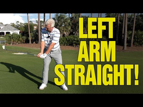 🔥 Little Known SECRET Keeps the Left Arm Straight in Your Golf Swing! 🔥