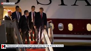 🇺🇸 President Trump Returns to the White House after MAGA Rally in Ohio [LIVE]