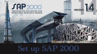 set up sap 2000 v14 - طريقة تسطيب برنامج الساب