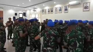 MERINDING!!! YELYEL CORP POLISI MILITER SATUAN BATALION POLISI MILITER  'Satria Waspada Anoraga'