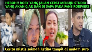 HEBOH!! ROBI YANG TERBURU BURU KE STUDIO UNTUK G AR DI SERBU FANS ROBIVERS DI LUAR STUDIO