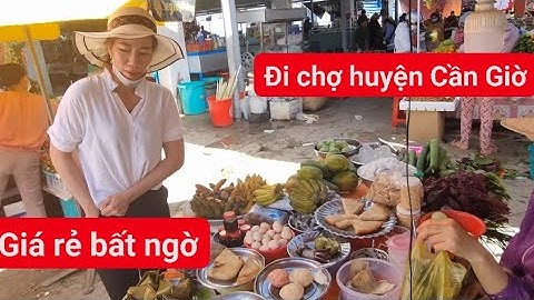 Chợ huyện Cần Giờ hải sản tươi ngon  giá rẻ bất ngờ | ÚT DIỄM BA TRI