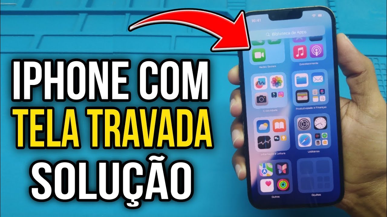 Como DESTRAVAR a tela do seu iPhone e Forçar REINICIALIZAÇÃO, Forçar ...