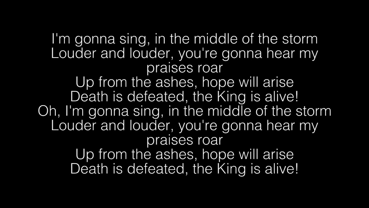 Raise A Hallelujah Bethel Lyrics Youtube