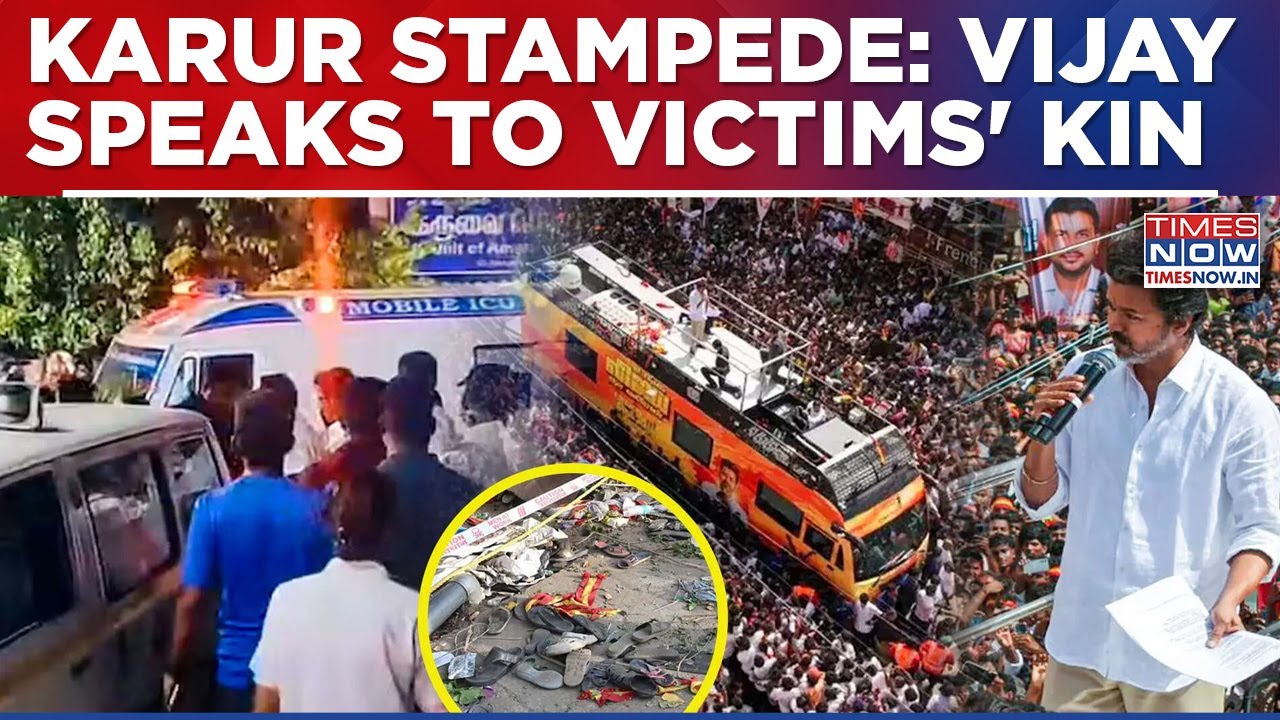 Karur Stampede: Vijay Reaches Out To 33 Families Of Deceased, To Reach Out To Rest Families Soon