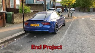 FULL BUILD CRASHED AUDI S7 2016 TO RS7