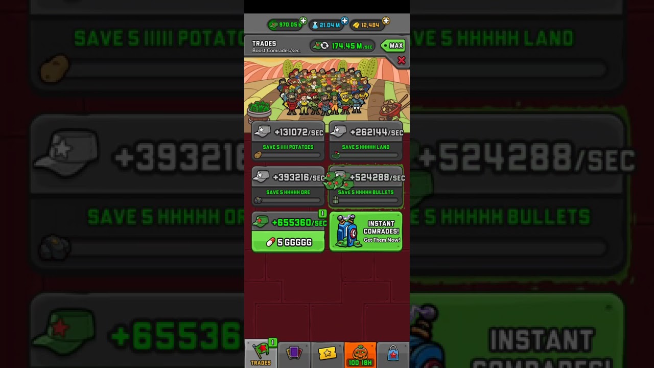 AdVenture Communist: Reaching 175 Million Comrades per Second 