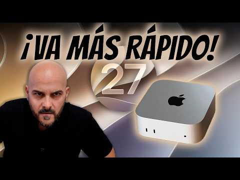 He instalado macOS 27 en mi Mac Mini M4… y ahora va más rápido 🚀