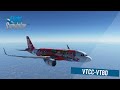Microsoft Flight Simulator 2020 | Chiang Mai (VTCC) -  Bangkok (VTBD) | A32NX Mod | PacX | AirAsia