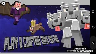 |Playing craft vegas|with my sister building a small house 🏡 crafted diamond pickaxe😎 screenshot 2