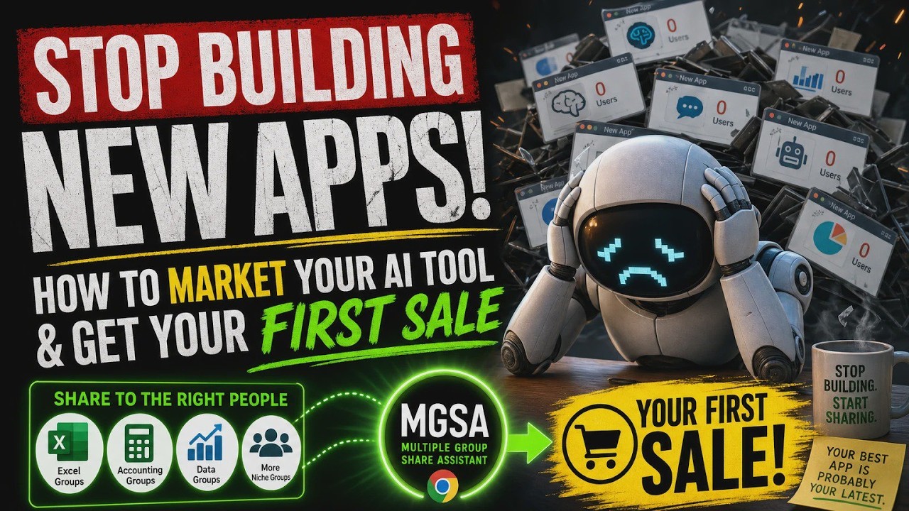 How to Get Your First App Sale (Stop Building and Start Marketing)