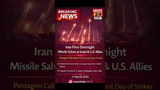 🚨 BREAKING NEWS | Iran Fires Overnight Missile Salvos at Israel & U.S. Allies
